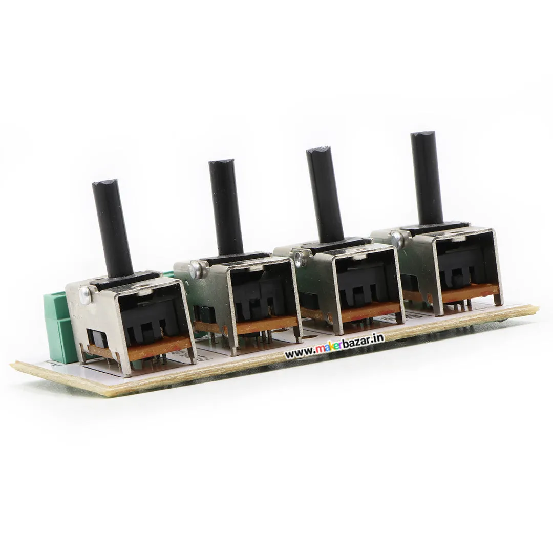 4 Way DC Motor Remote Controller Switch