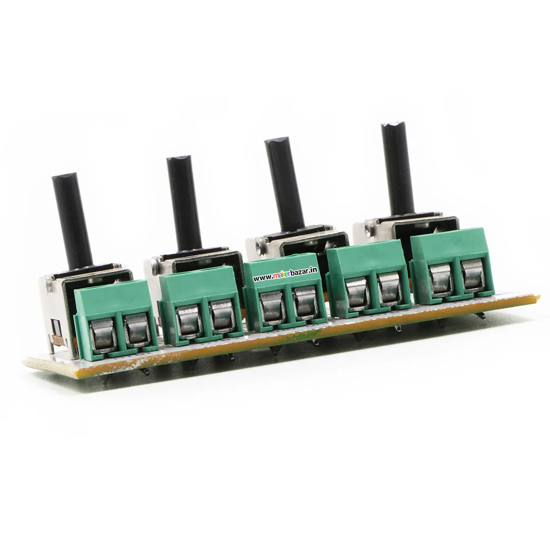 4 Way DC Motor Remote Controller Switch