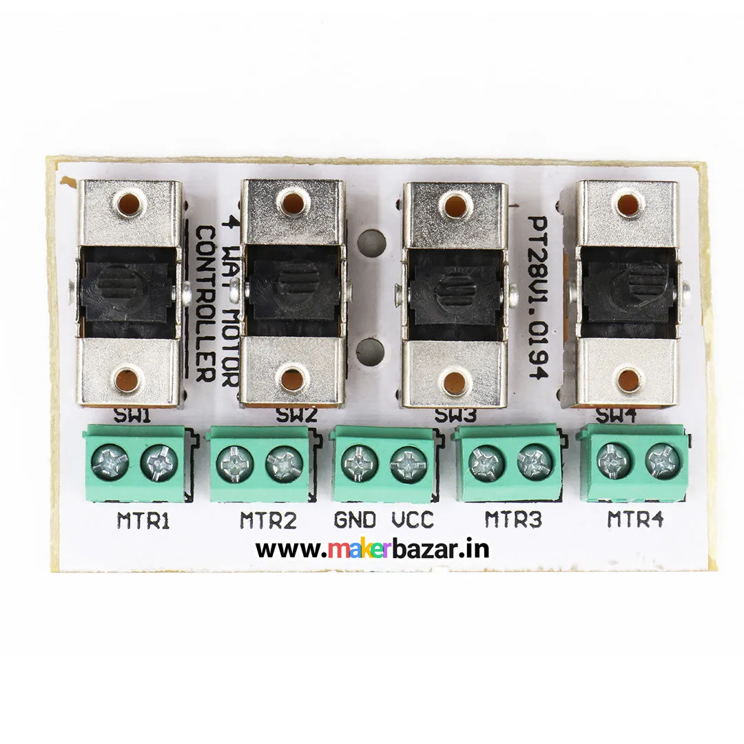 4 Way DC Motor Remote Controller Switch