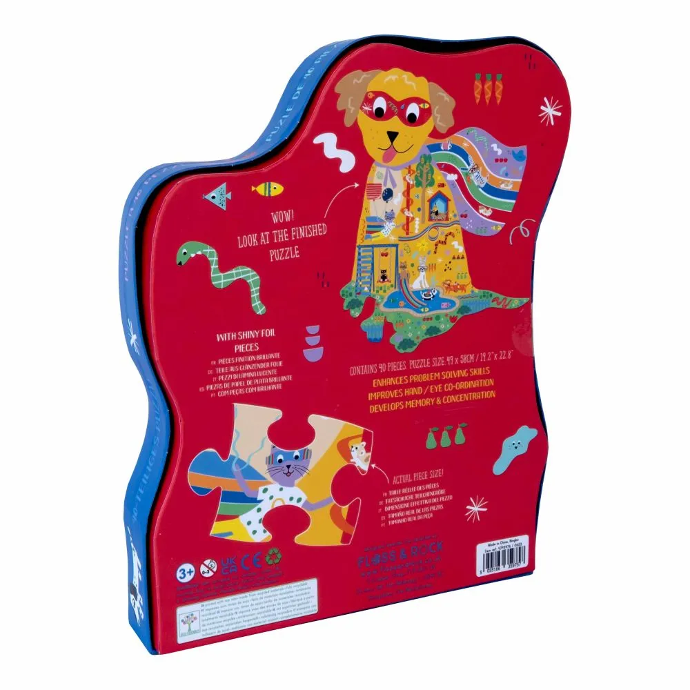 40PC SHAPED JIGSAW PUZZLE PETS
