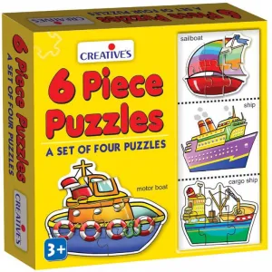 6 Piece Puzzles