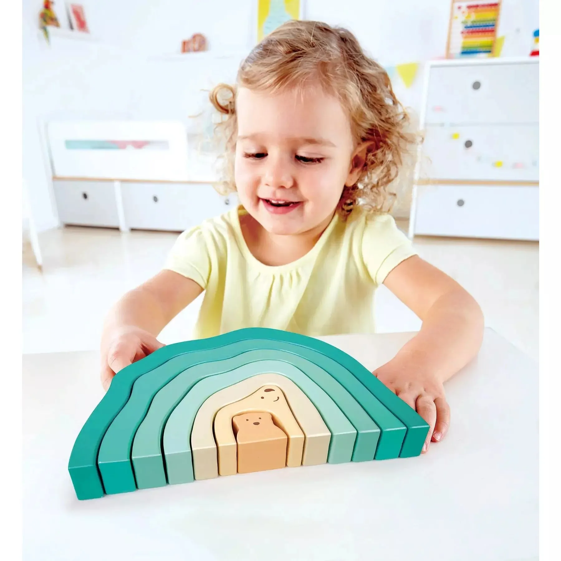 Arctic Polar Bear Stacking Blocks