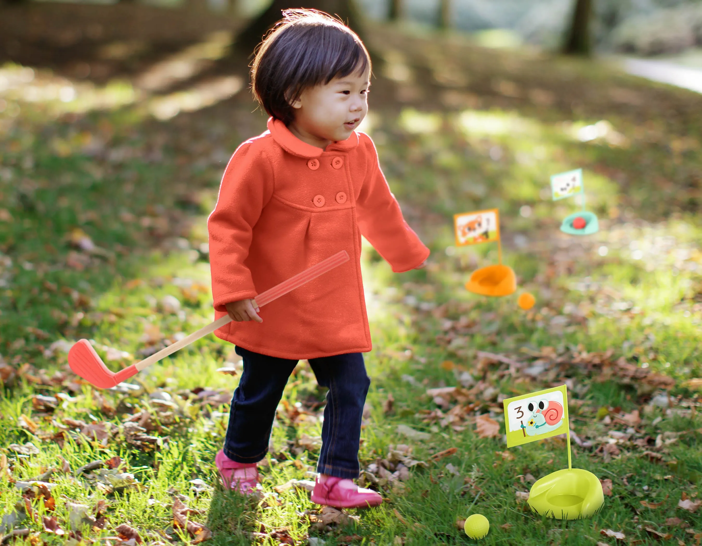 B. toys - Hole In Fun Toy Golf Set