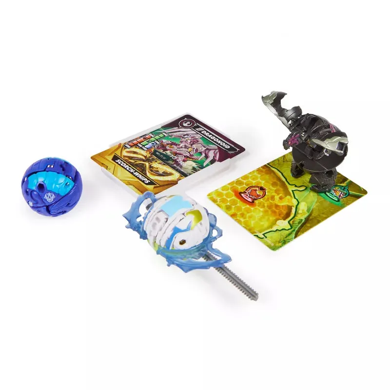 Bakugan Starter 3- Pack Special Attack Mantid, Titanium Dragonoid, Trox