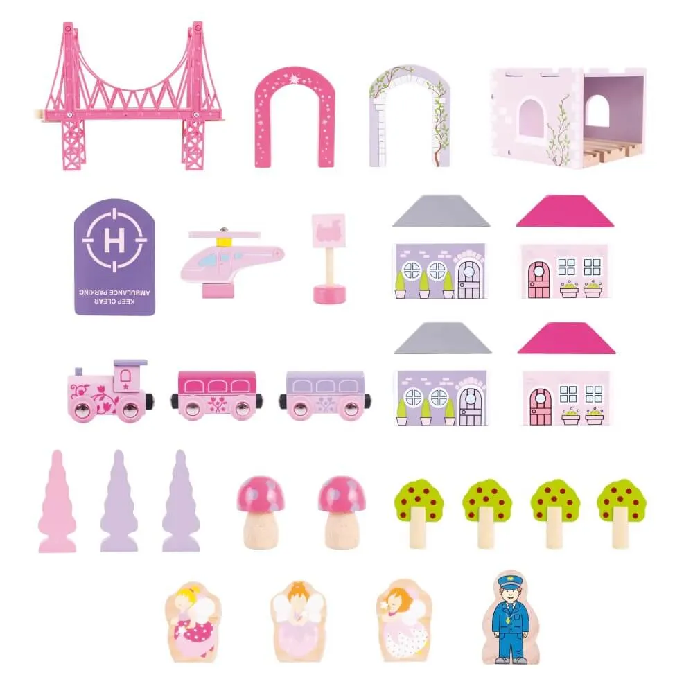 Bigjigs Fairy Town Train Set