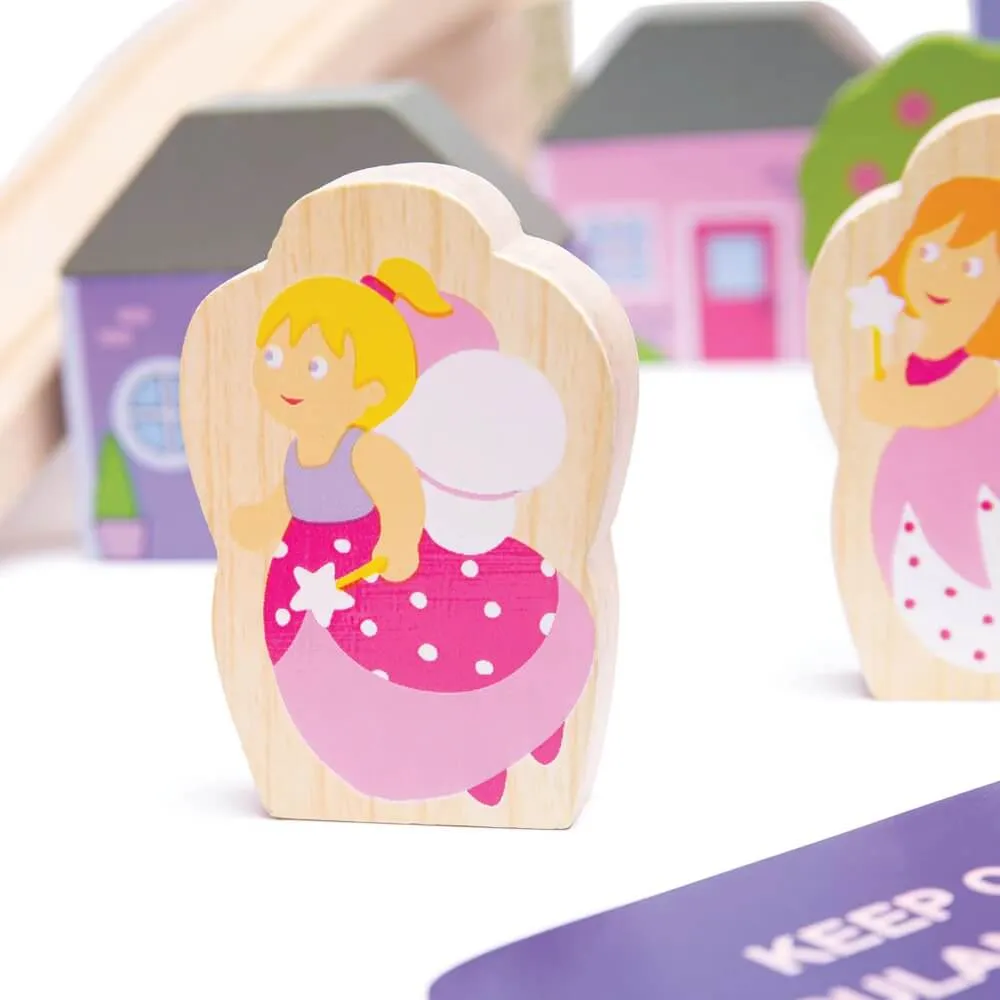 Bigjigs Fairy Town Train Set