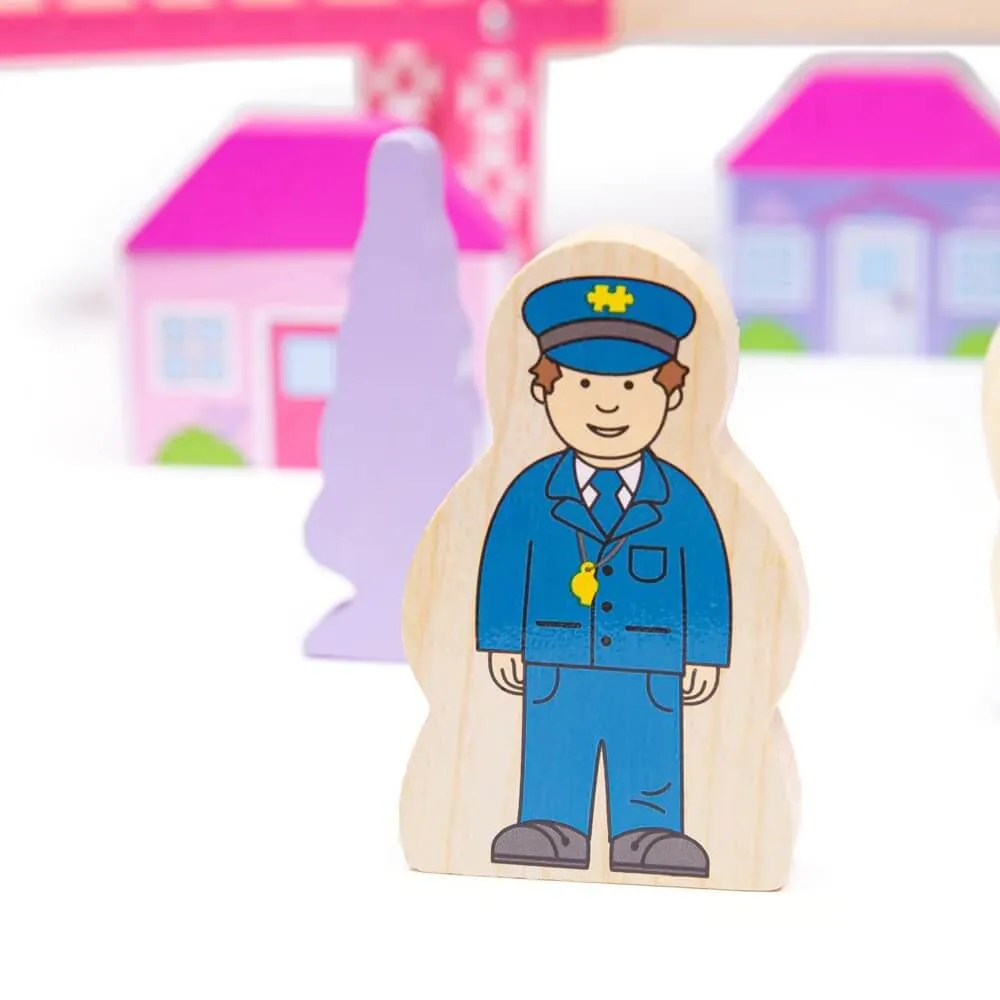 Bigjigs Fairy Town Train Set