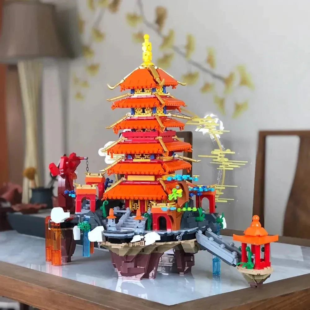 Bring the Beauty of the Golden Palace to Life with Our LED Light Building Set