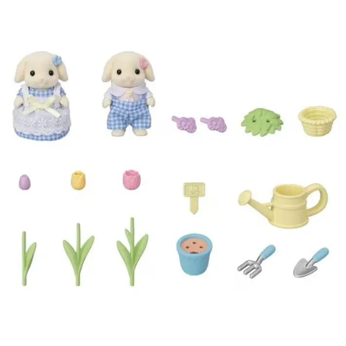 Calico Critters blossoming garden set