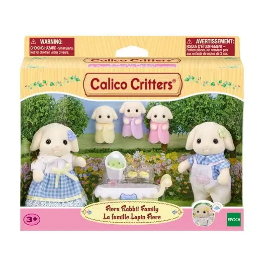 Calico Critters flora rabbit family