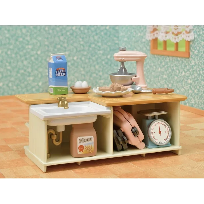 Calico Critters kitchen island
