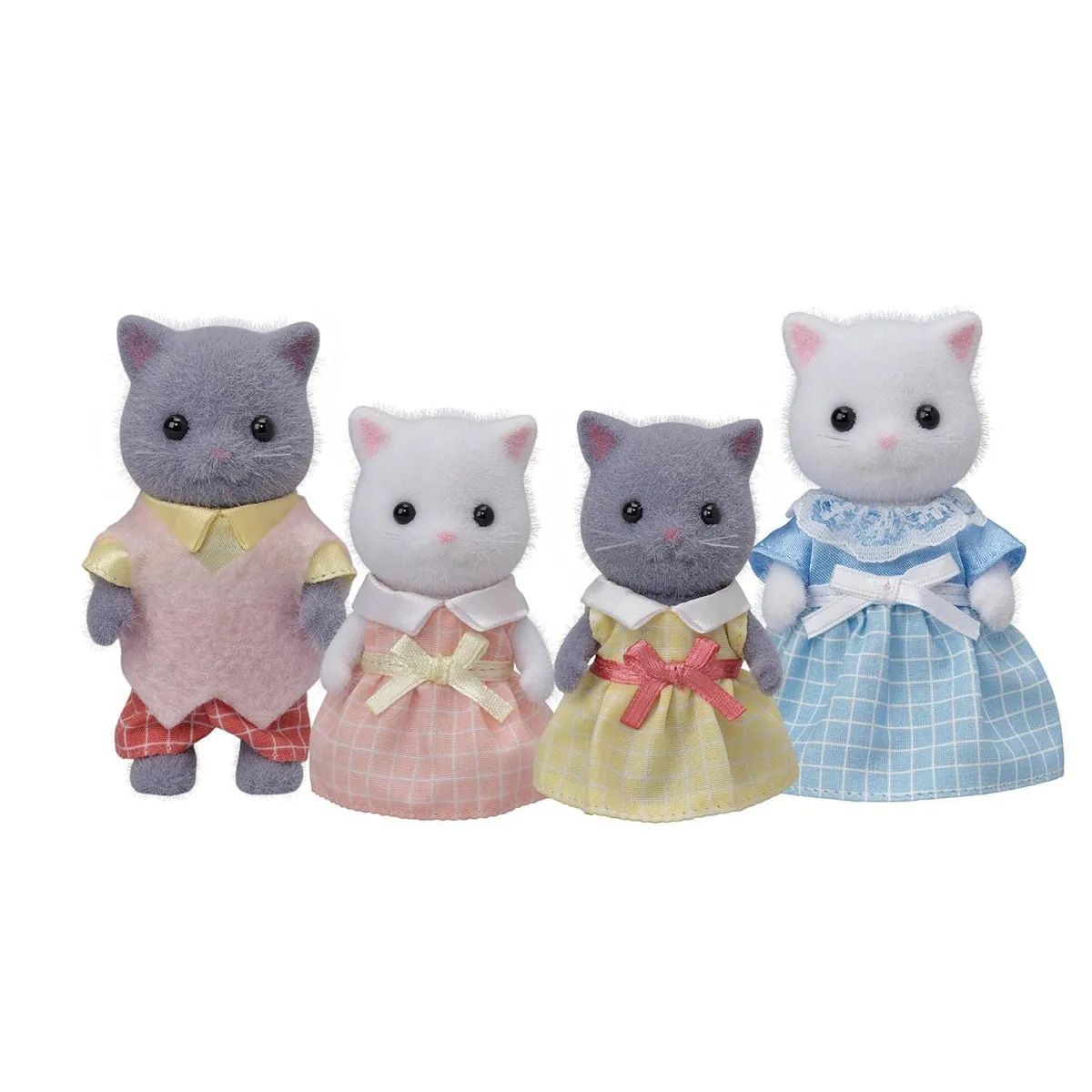 Calico Critters persian cat family