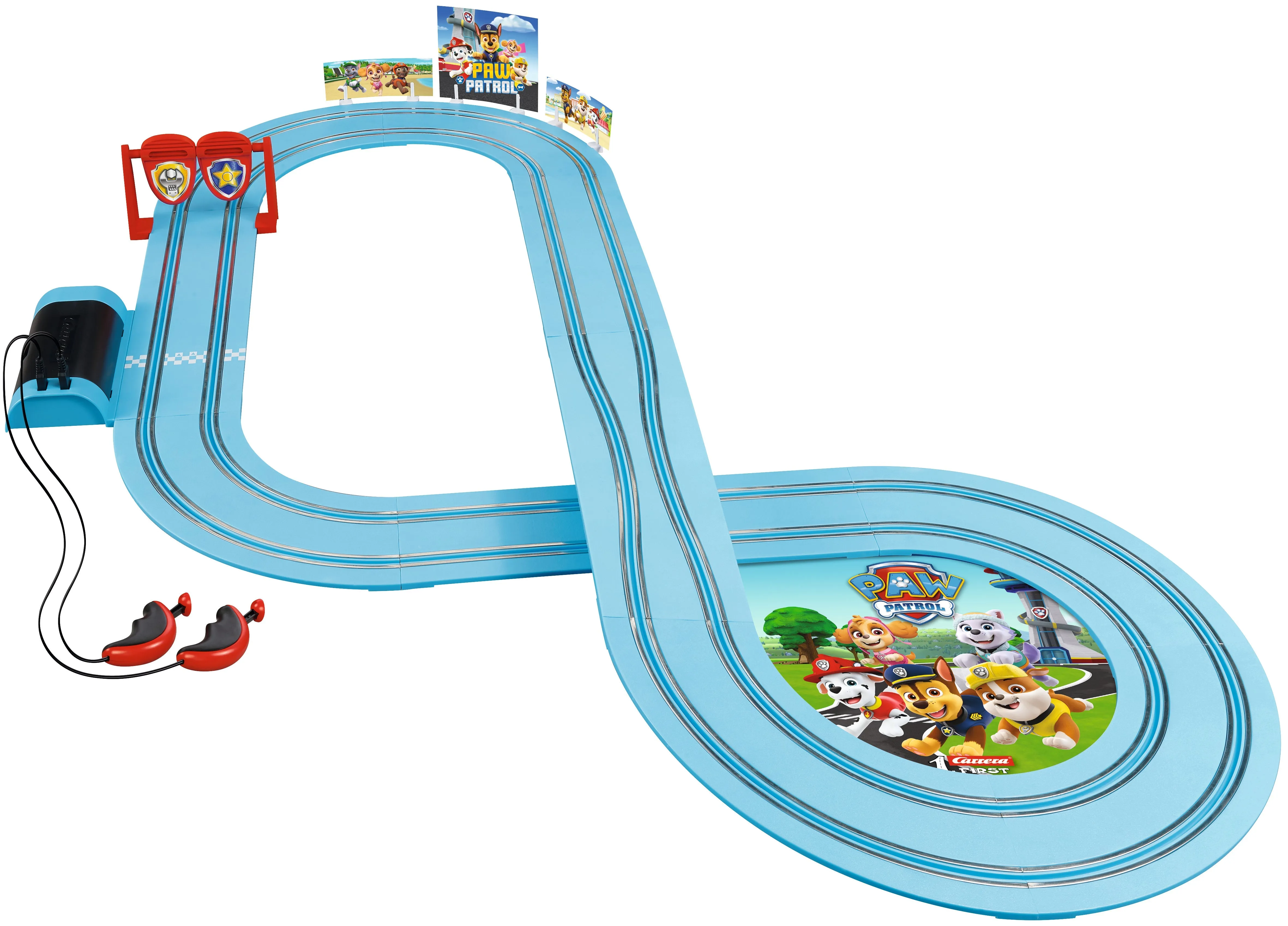 Carrera First Paw Patrol On The Double Slot Car Set