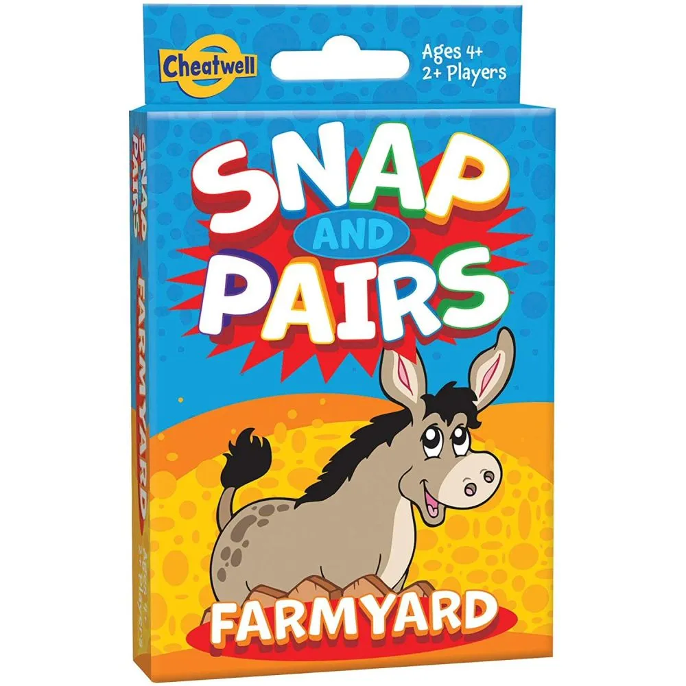 Cheatwell Games Snap Pairs Farmyard Card Game