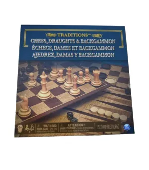 Chess, Draughts, and Backgammon