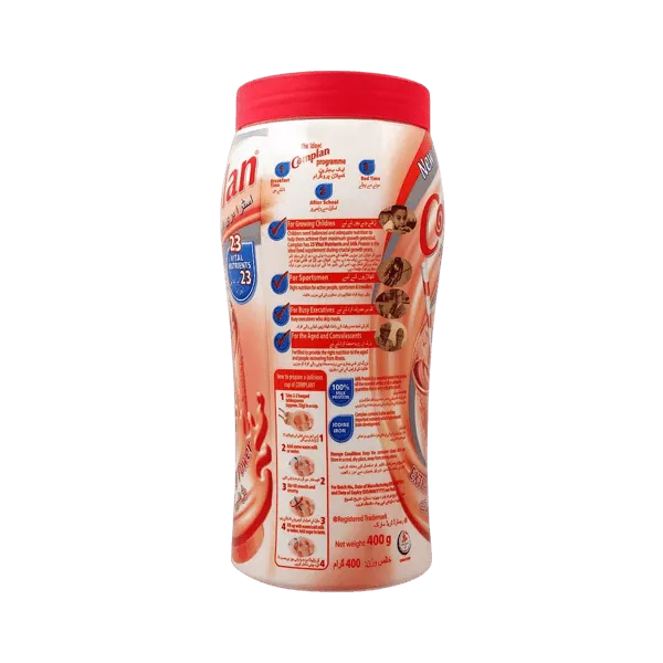 COMPLAN STRAWBERRY FLAVOUR 400GM