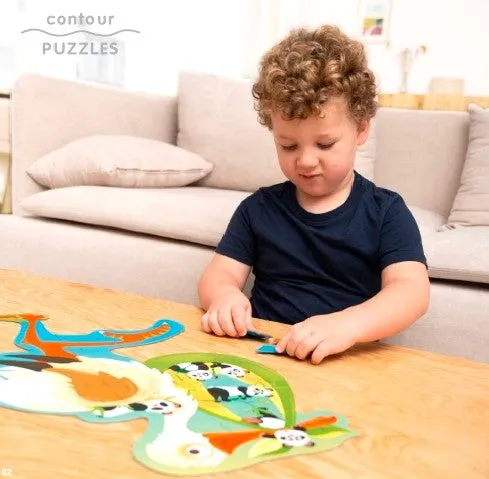 Contour Puzzle Stork 24pc