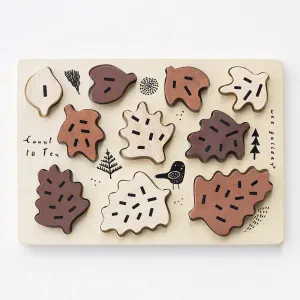 Count to Ten Wooden Tray Puzzle | Leaves
