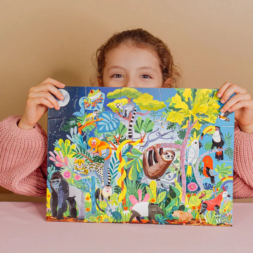eeBoo Rainforest Life 20 Piece Puzzle