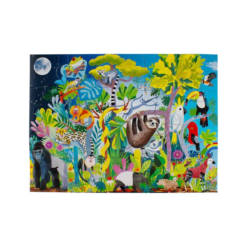 eeBoo Rainforest Life 20 Piece Puzzle