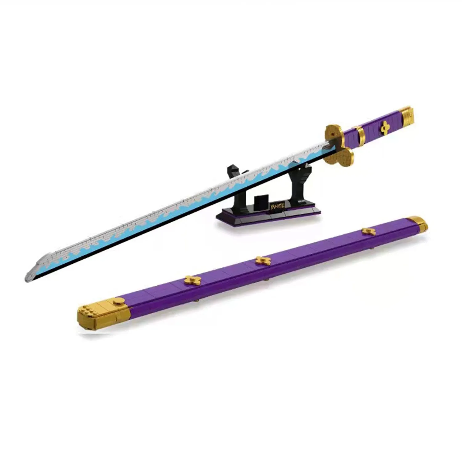 Enma Katana of Zoro Building Set with Scabbard and Stand