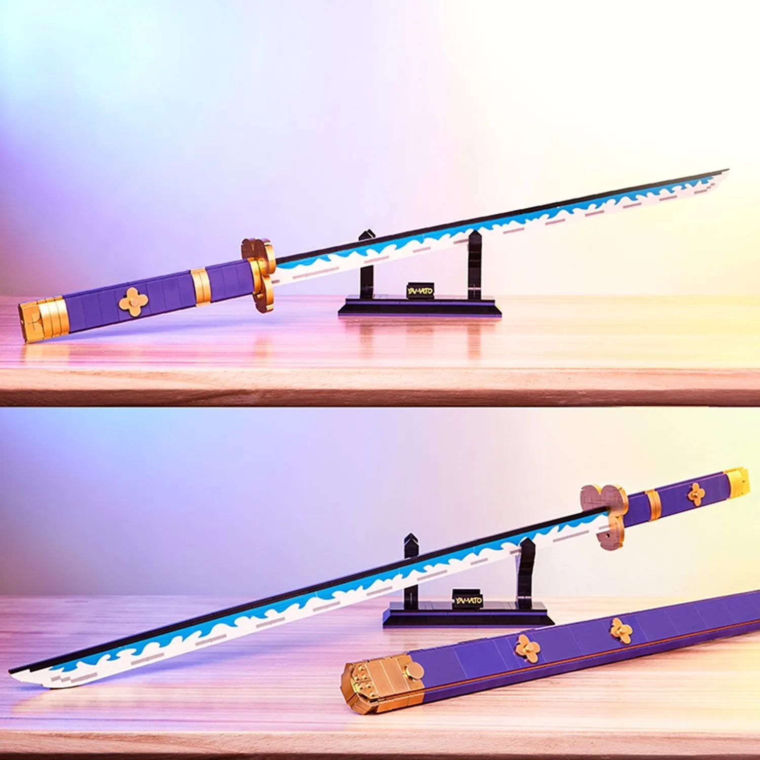 Enma Katana of Zoro Building Set with Scabbard and Stand