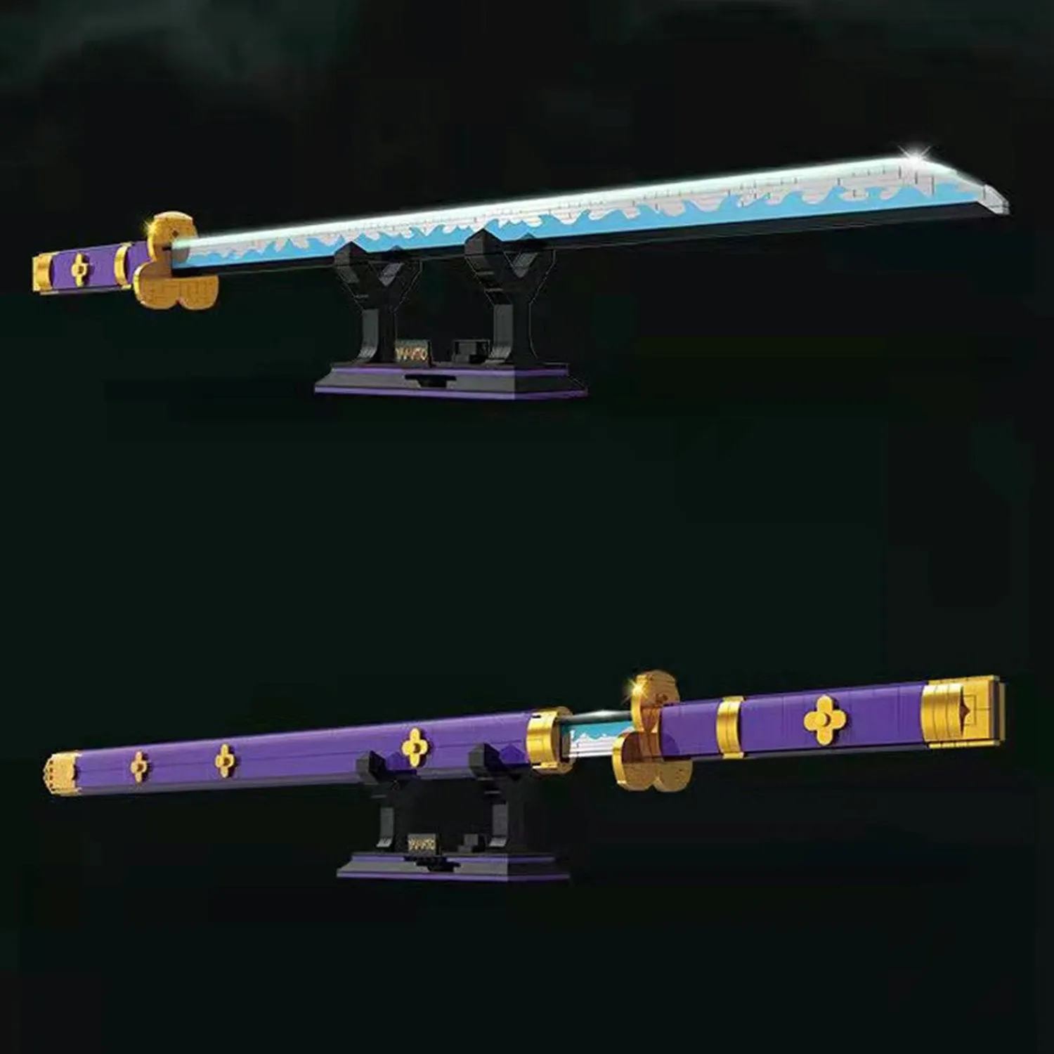 Enma Katana of Zoro Building Set with Scabbard and Stand