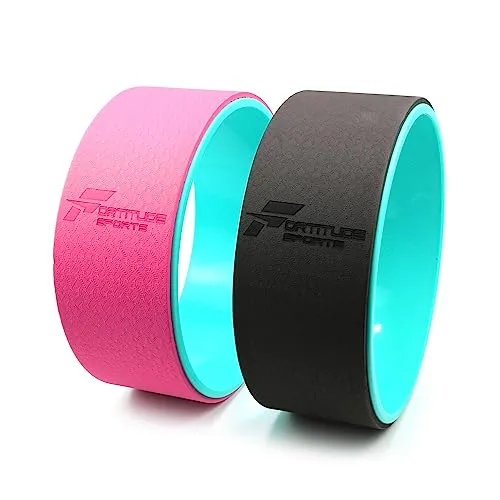 Fortitude Sports Yoga Wheel For Stretching, Flexibility, Pilates, Yoga Poses, Backbends