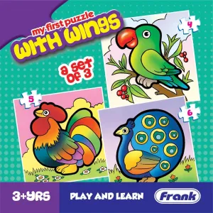 Frank With Wings Puzzle for 3 Year Old Kids And Above
