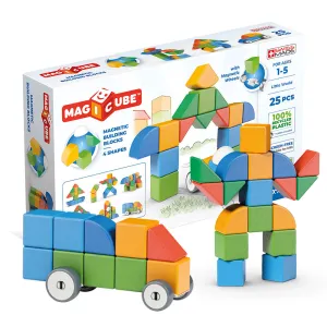 Geomag 204 Magicube 4 Shapes Recycled Little World 25  pcs