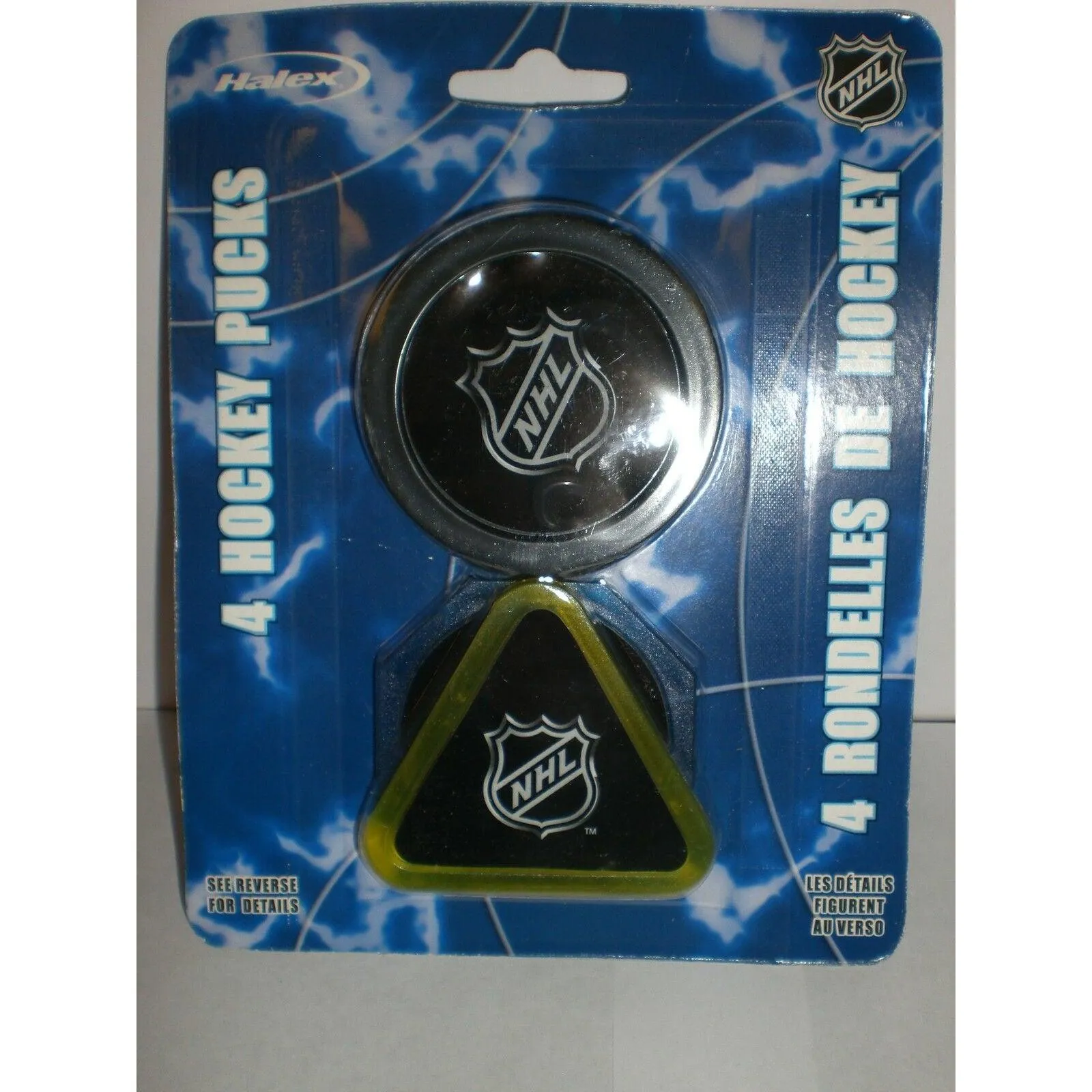 Halex Mid Size Hockey Pucks (4 Pack)