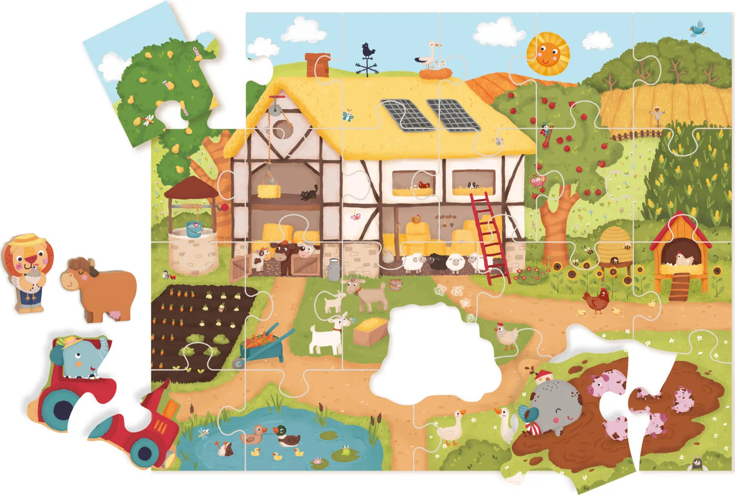 Happy Barn Party Activity Story Puzzle