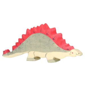 Holztiger stegosaurus dinosaur