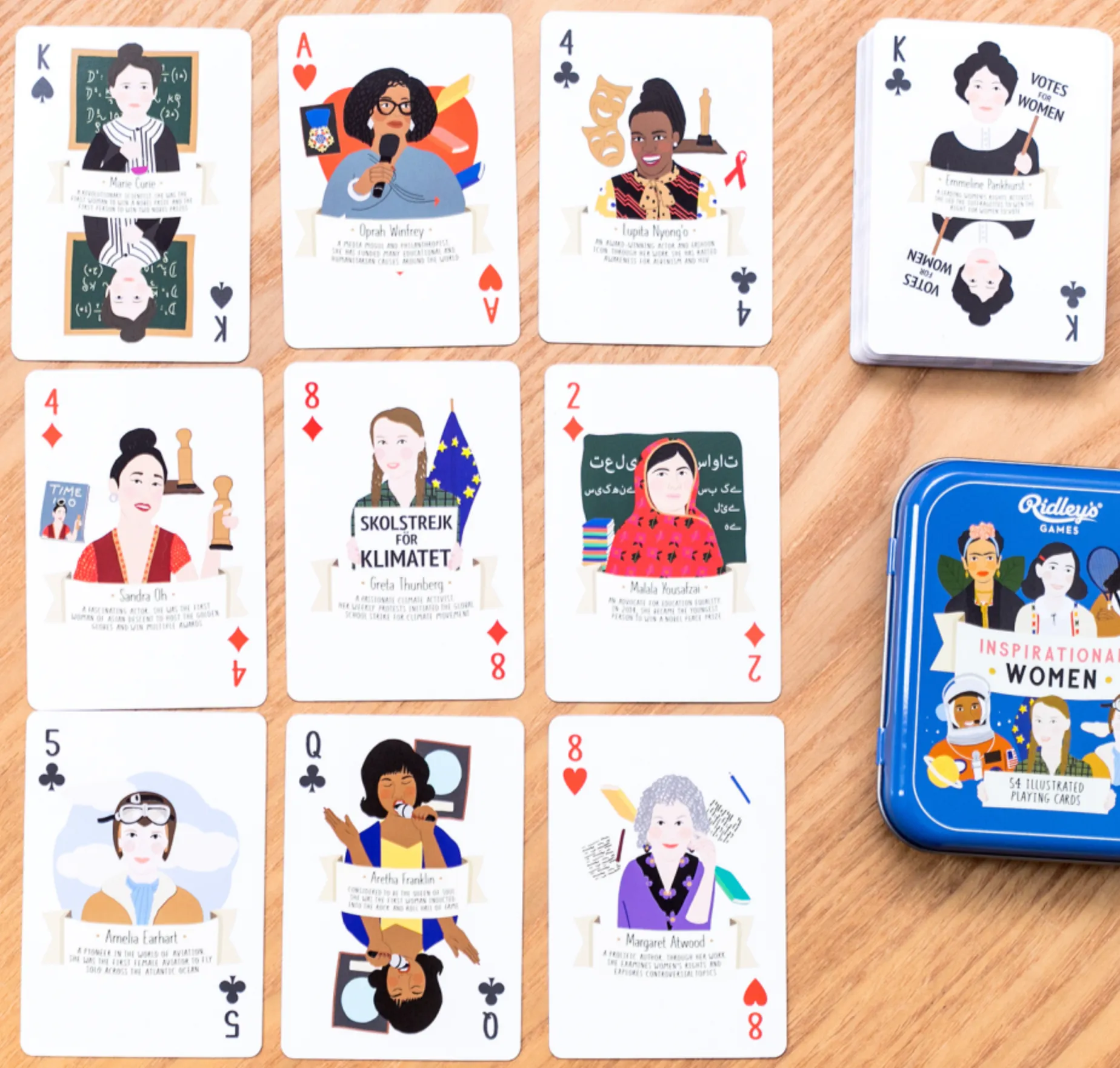 Inspirational Women Playing Cards