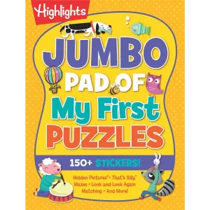 Jumbo Pad of My First Puzzles