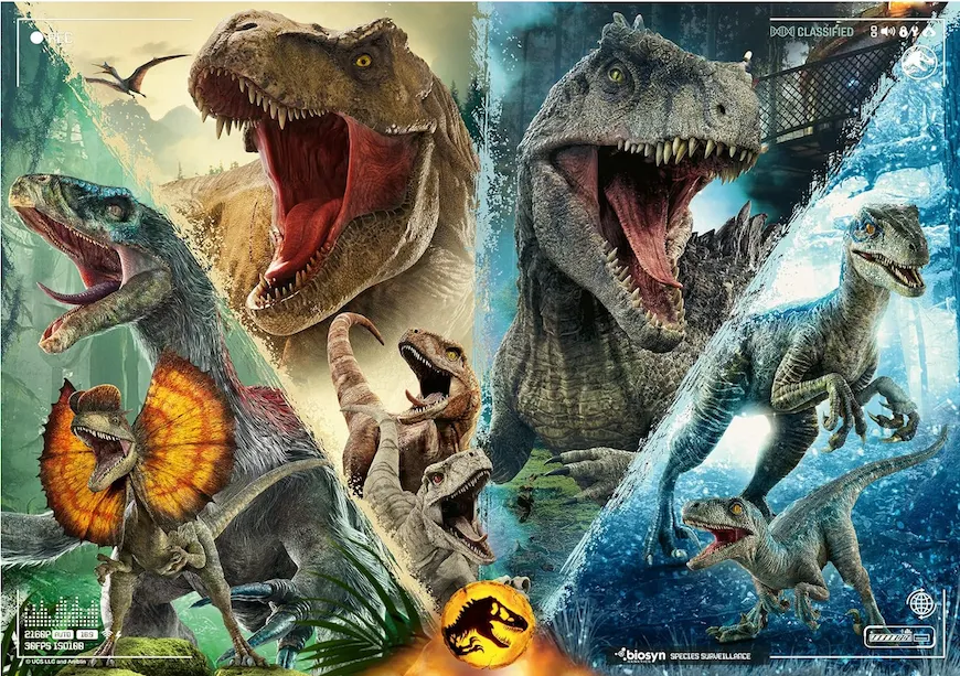 Jurassic World: Dominion Species Surveillance 100 pc XXL Puzzle