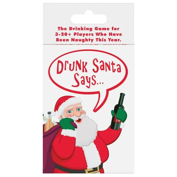 Kheper Games - Drunk Santa Says Card Game (White)