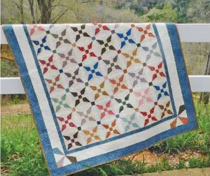 Kitty Cornered Chain Quilt Pattern