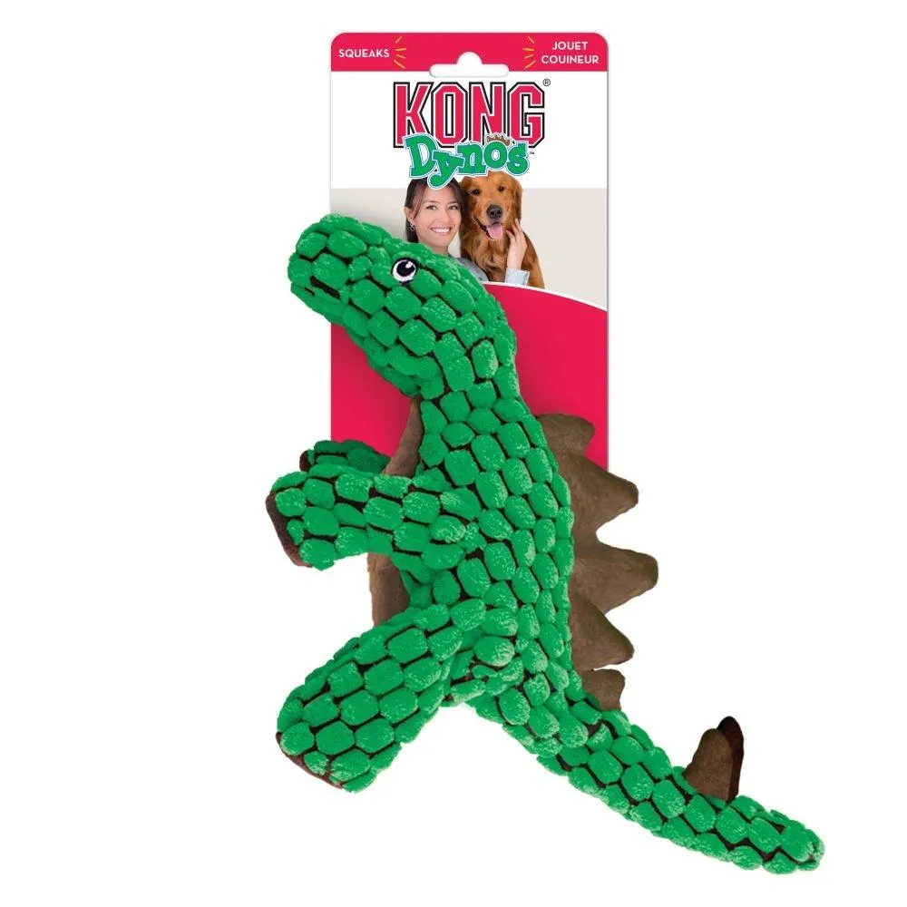 KONG Dynos Stegosaurus Plush Dog Toy (Small)