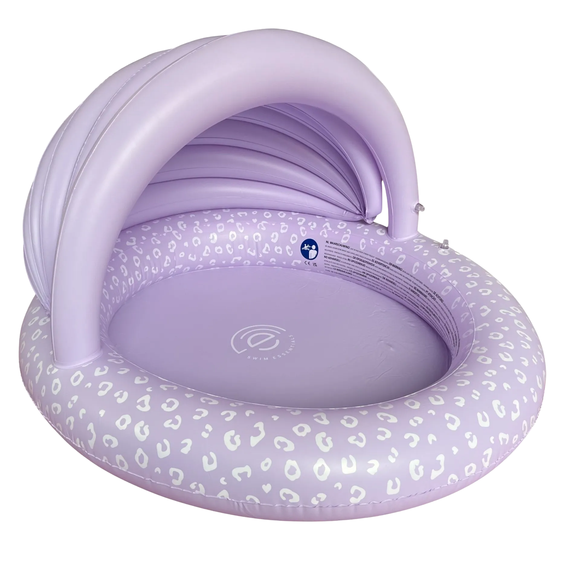 Lila Leopard Canopy  Pool Inflatable 100 cm by