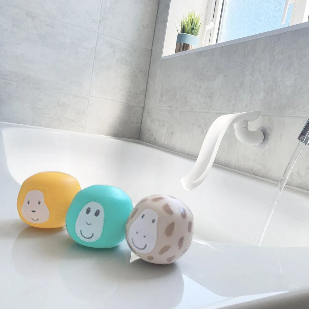 Matchstick Monkey Bathtime Slide Set - White