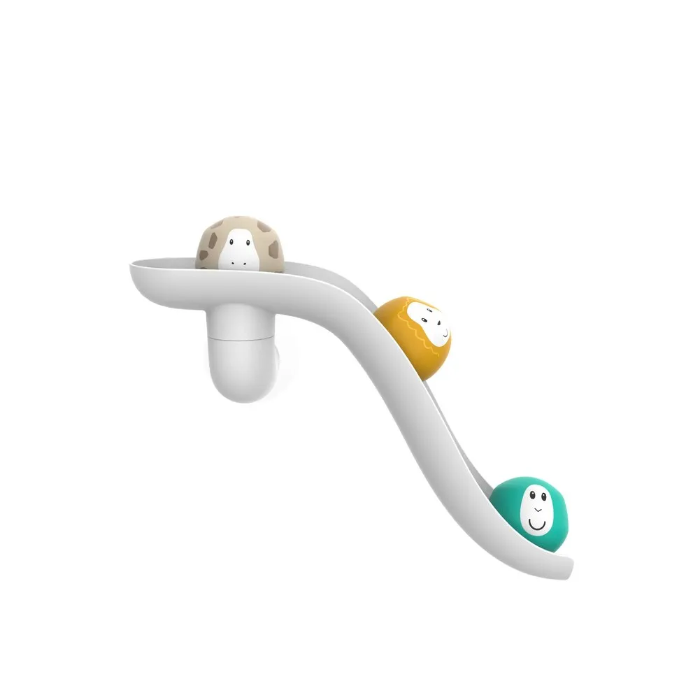 Matchstick Monkey Bathtime Slide Set - White