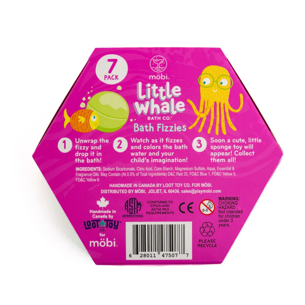 Möbi® Little Whale Bath Co.™ Bath Fizzies 7 Pack