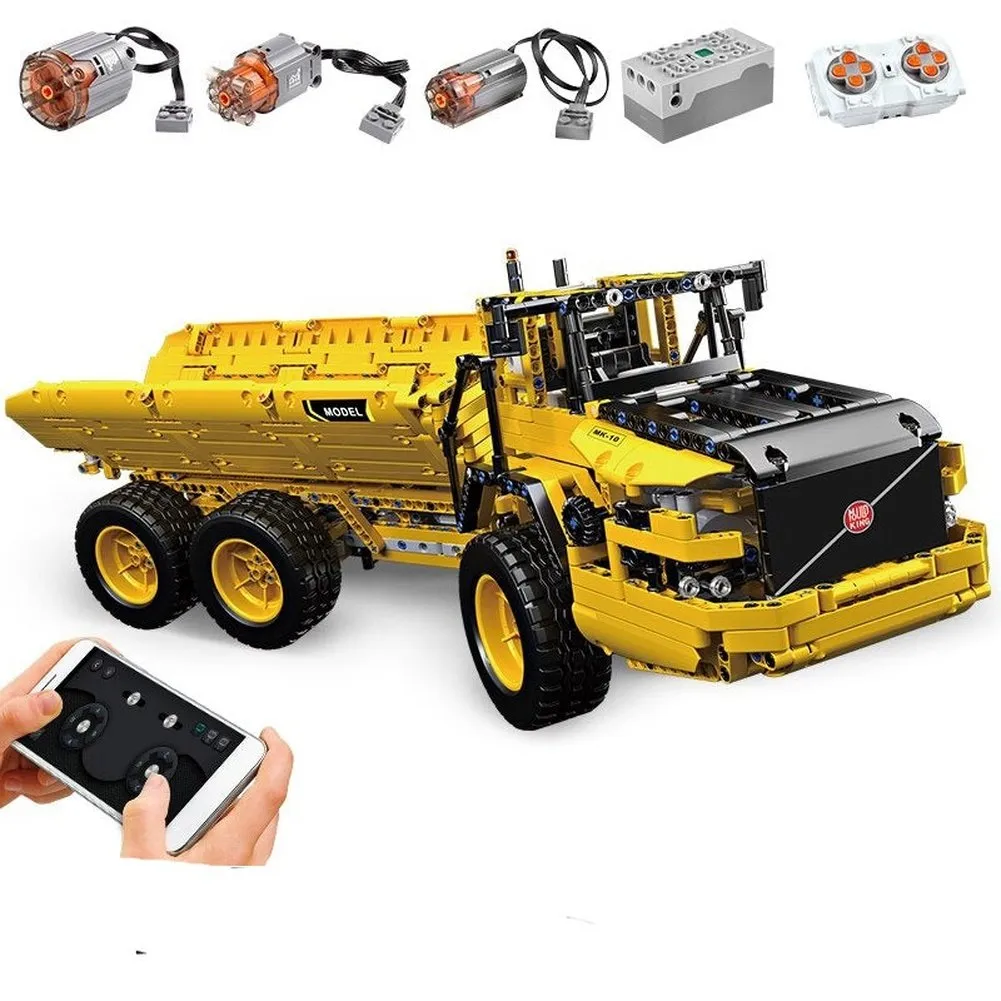 MOC  Compatible  MK Technical TATRA 813 8x8 Building Blocks APP  MOC-27092 Arakawa Tow Truck Construction Biks Toy