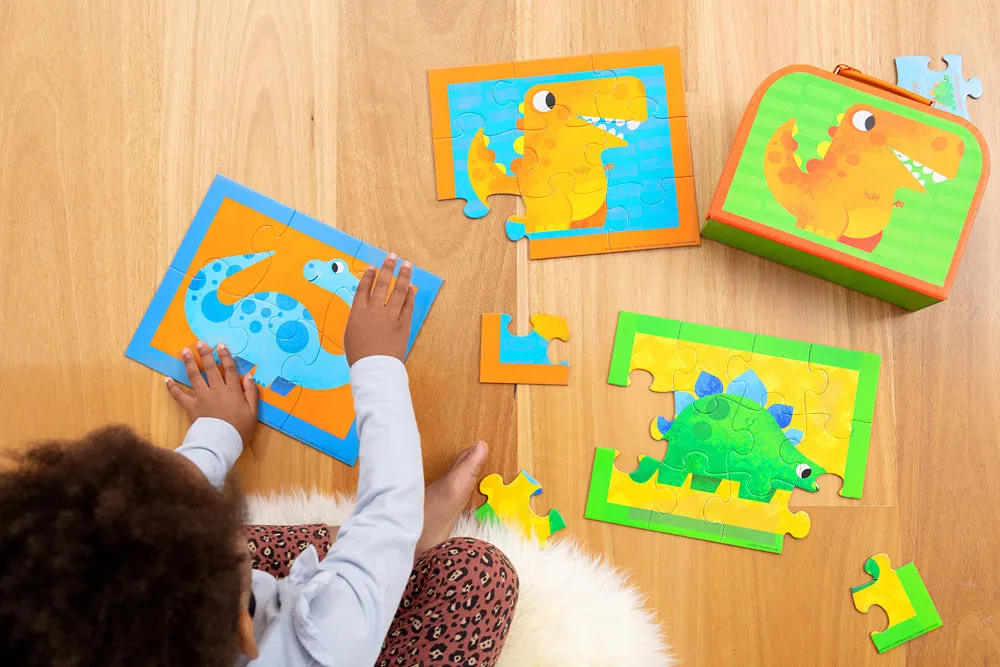 My First Puzzles Dinosaur Case