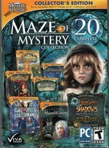 MYSTERY MASTERS: MAZE OF MYSTERY 20-PACK AMR (WIN XP,VISTA,WIN 7,WIN 8)