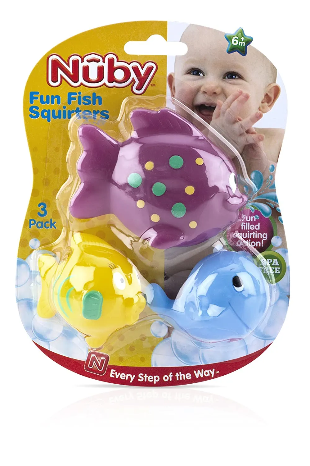 Nuby Fun Fish Squirters - 3 Pack