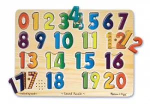 Numbers Sound 21 Piece Puzzle by Melissa and Doug