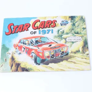 Old Star Cars Sticker - 1971