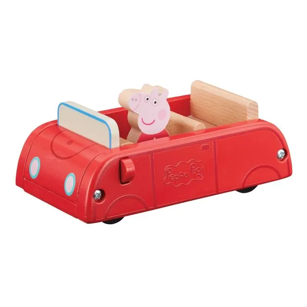 Peppa Pig Wooden Red Car